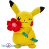 Pokémon Valentijnsdag Limited Edition - Pikachu met Rode Bloem 25 cm