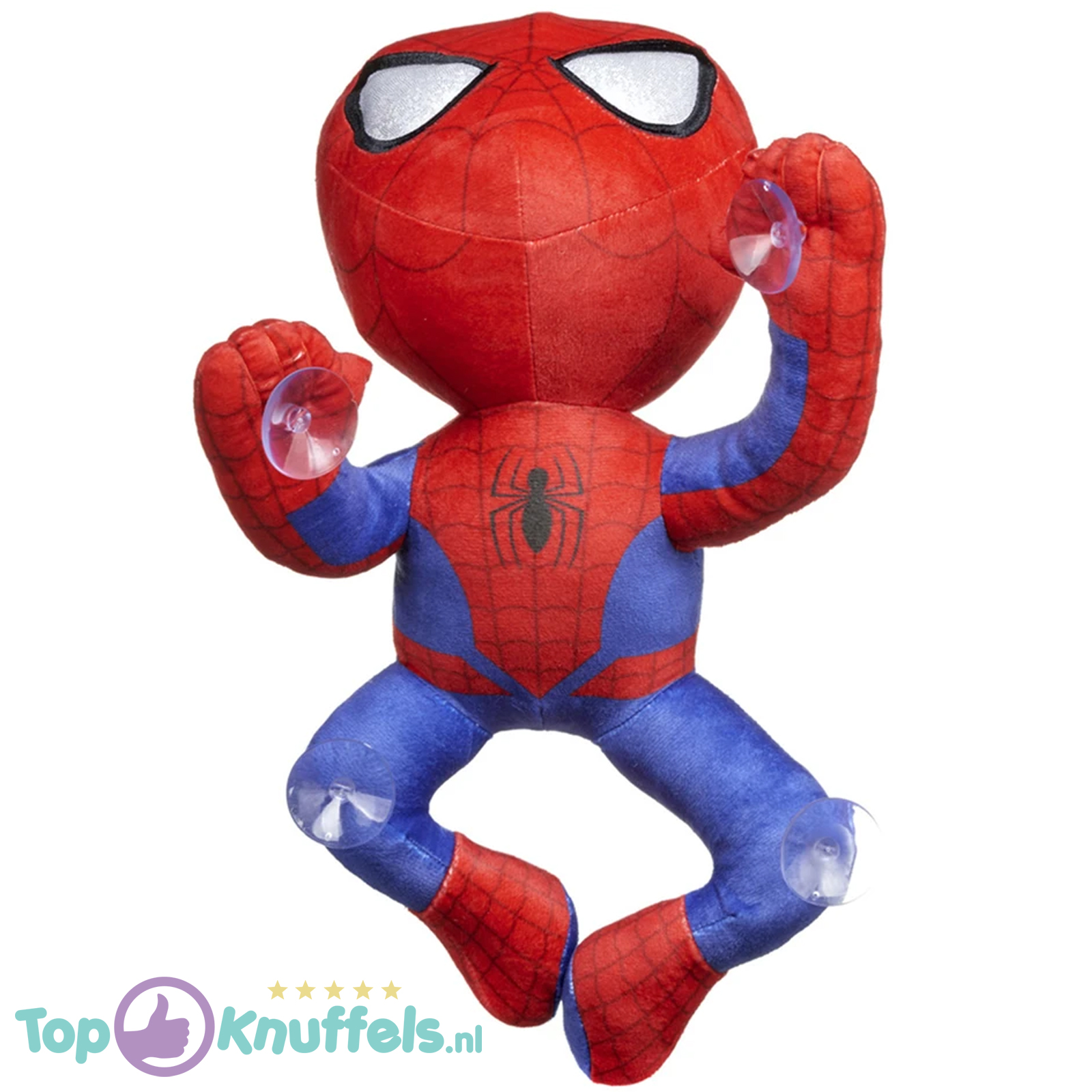 ik ben verdwaald voorbeeld Bezet Spiderman Marvel pluche knuffel klimmend met zuignap 30 cm - TopKnuffels.nl