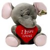 Wildlife pluche Olifant I Love you 45cm