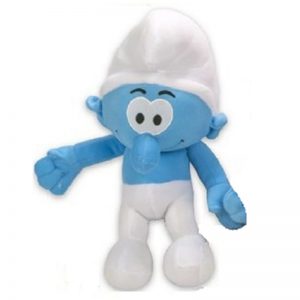 De Smurfen Pluche Knuffel Stoere Smurf 38 cm