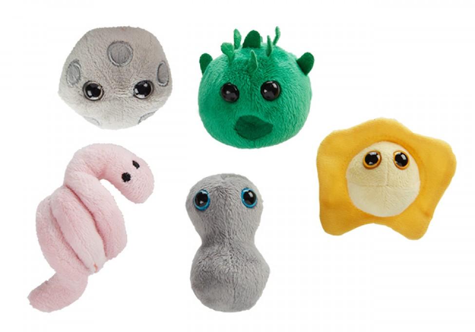 Giant Microbes knuffels vind je op TopKnuffels.nl