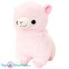 Alpaca pluche knuffel Roze 25 cm