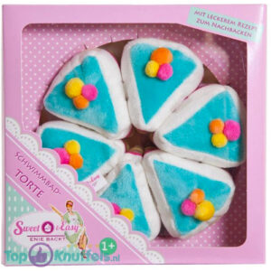 Sweet & Easy Pluche Taart 19x19 cm