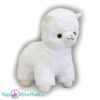 Alpaca pluche knuffel Wit 25 cm