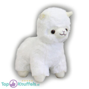 Alpaca pluche knuffel Wit 25 cm