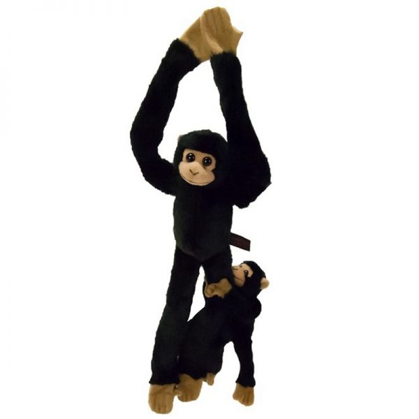 Chimpansee Plushe Met Baby Knuffel 44CM