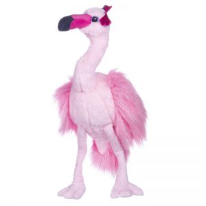Pluche Flamingo Camilla Lichtroze Knuffel 28CM