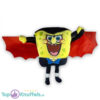 SpongeBob SquarePants Pluche Knuffel Vleermuis Rood 23 cm