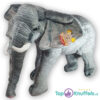 Pluche Realistische Olifant Grijs Knuffel 30 cm