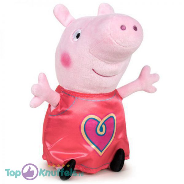 Peppa Pig Hartje Pluche Knuffel 20cm