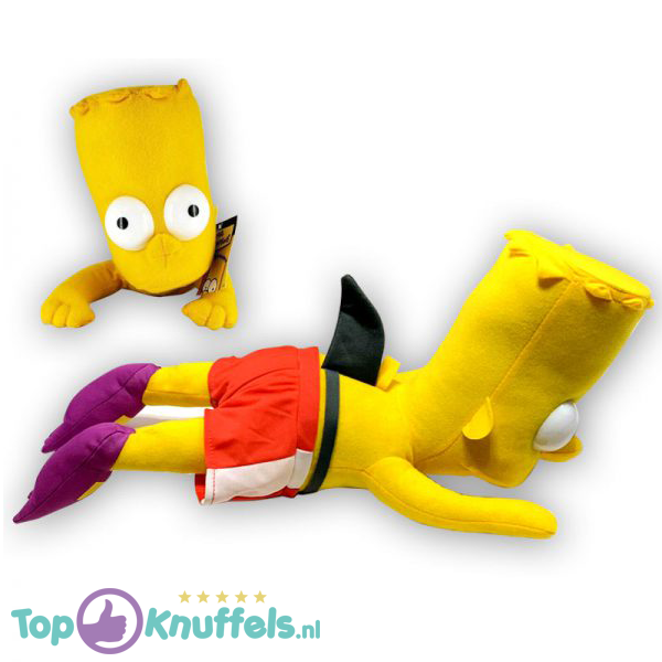 Pluche The Simpsons - Bart Simpson Zwemmen Knuffel 45 cm