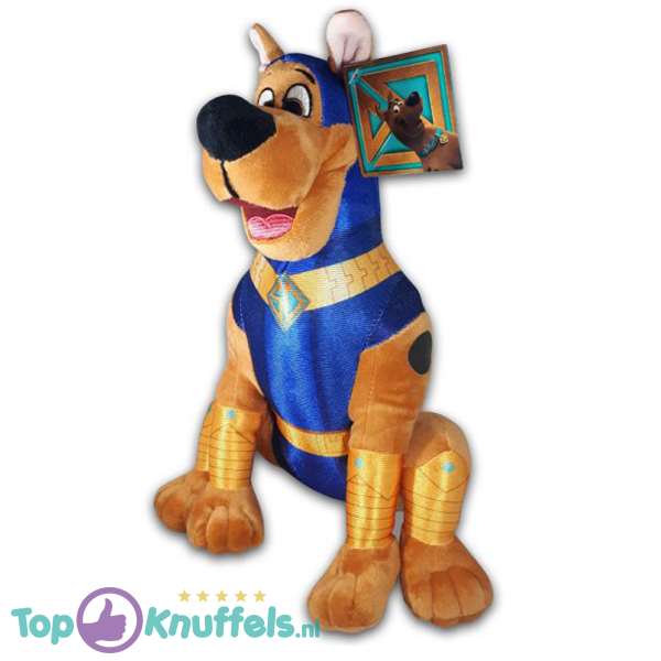 Scoob! Pluche Scooby Doo Blauw Superhero Knuffel 30 cm