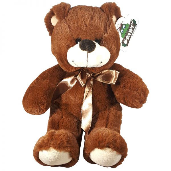 Teddybeer Met Strik Bruin 30cm