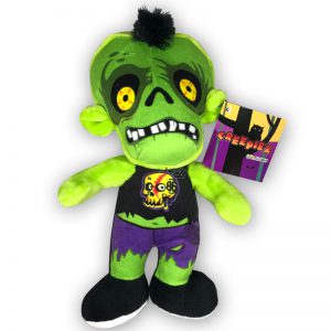 Pluche Creepiez Cartoon Zombie Groen Knuffel 30 cm