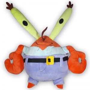 Pluche Spongebob Squarepants Meneer Krabs Knuffel 30cm