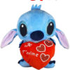 Disney Stitch met rood hart ''Je T'uime'' Pluche Knuffel 30 cm