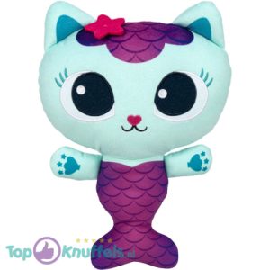 Meerminkat - Gabby’s Poppenhuis Pluche Knuffel 25 cm