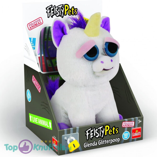 Feisty Pets Eenhoorn Pluche Knuffel 25 cm Unicorn