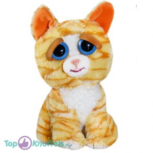 Feisty Pets Oranje Kat Pluche Knuffel 25 cm