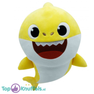 Baby Shark Geel Pluche Knuffel 30 cm