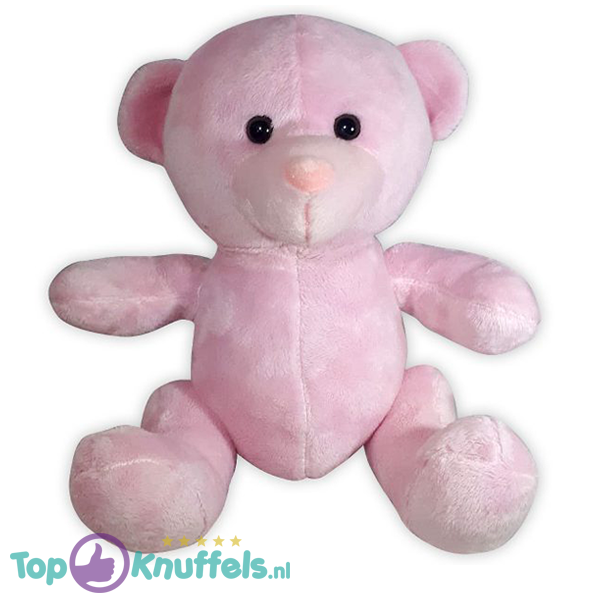 Pluche Teddybeer Knuffel Roze Knuffelbeer 25 cm