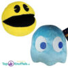 Pac-Man + Inky Lichtblauw Pluche Knuffel 25 cm