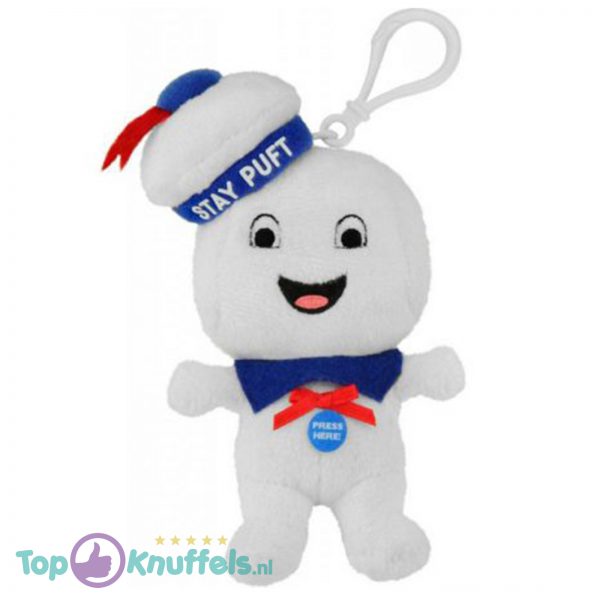 Ghostbusters Pluche Knuffel Stay Puft met geluid 15 cm