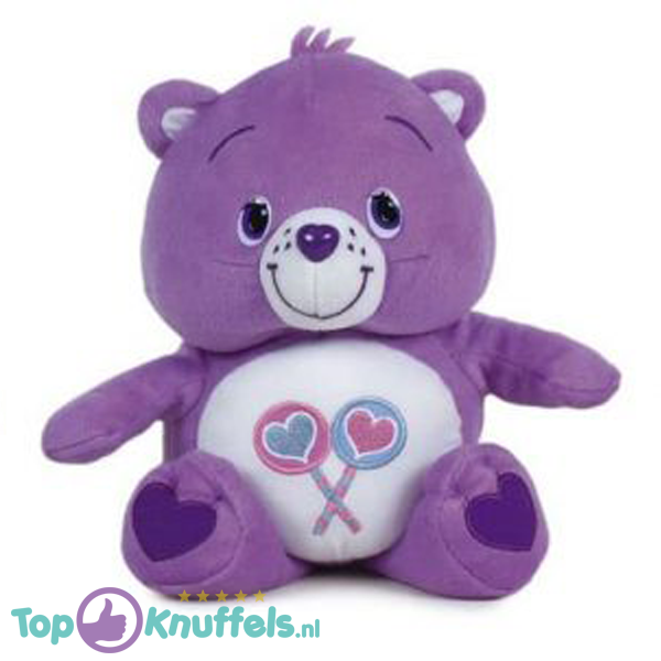 Care Bears Pluche Knuffel Paars 22 cm