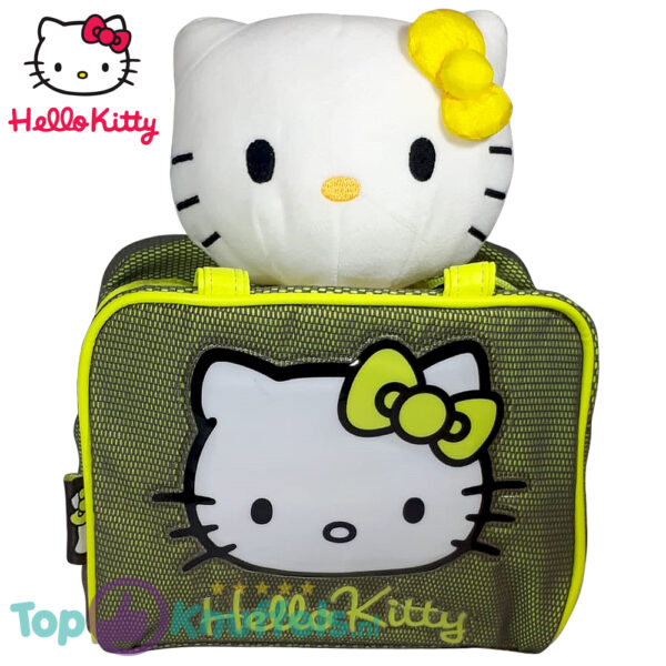 Hello Kitty Pluche Knuffel met Tas set (Geel en Geel)