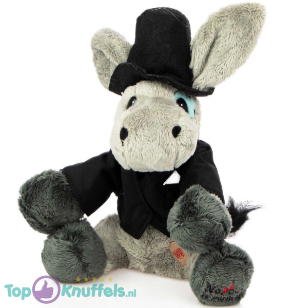 Ezel bruidegom outfit pluche knuffel 30 cm