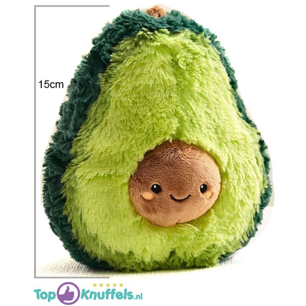 subtiel wasmiddel factor Avocado Pluche Knuffel (Groen) 15 cm kopen? Topknuffels.nl