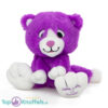 Paars Pluche Knuffel Kat (Give Me A Smile) 20 cm