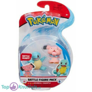 Pokemon Battle Figure Snubbull + Squirtle (Speelfiguur)