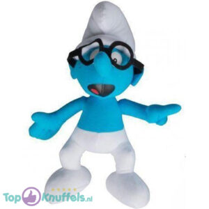 De Smurfen Pluche Knuffel Bril Smurf 30 cm