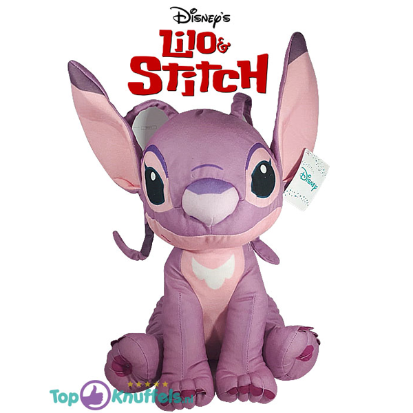 Disney Lilo & Stitch Pluche Knuffel Angel (Paars) 42 cm