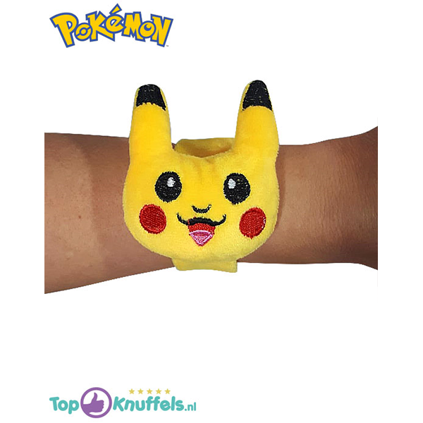 Pokemon Pikachu Gezichtje Smile klap-armband (One Size)
