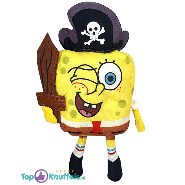 Spongebob Squarepants Piraat Pluche Knuffel 15 cm