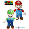 Super Mario Pluche Knuffel Set (Mario + Luigi) 22cm