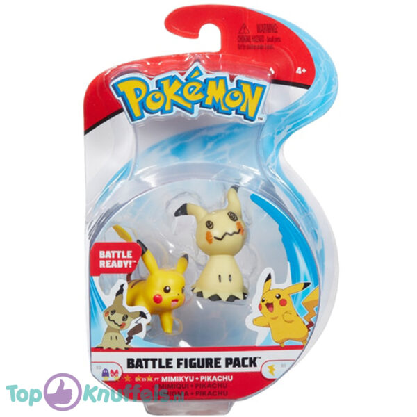 Pokemon Battle Figure Mimikyu + Pikachu (Speelfiguur)