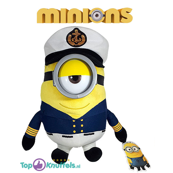 Minions Pluche Knuffel Kapitein (Geel) 30 kopen?