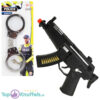 Politie MP5 Speelgoedwapen + Metalen Handboeien Set (Speelgoed voor kinderen)
