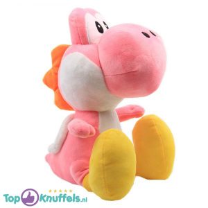 Super Mario Yoshi Pluche Knuffel Roze 20 cm