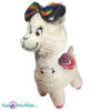 Minnie Regenboog Lama met Strik Pluche Knuffel 30 cm