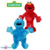 Elmo + Cookie Monster Sesamstraat Pluche Knuffel Set 38 cm