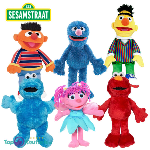 Sesamstraat Familie Pluche Knuffel Set van 6 Stuks! (30 cm)