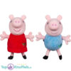Peppa Pig Pluche Knuffel Set 17 cm (Milieuvriendelijke knuffels)