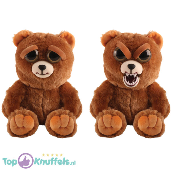 Feisty Pets Bruine Beer Pluche Knuffel 25 cm - Afbeelding 2