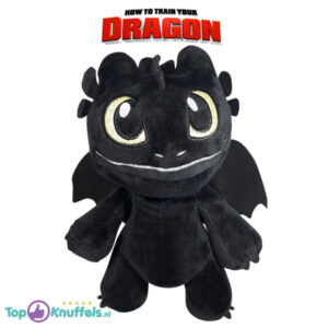 Hoe tem je een draak Pluche Knuffel Baby Toothless (Zwart) 23 cm