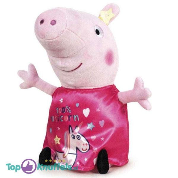 Peppa Pig Fluweel Roze Pluche Knuffel 30 cm