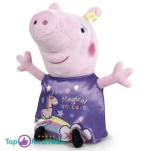 Peppa Pig Fluweel Paars Pluche Knuffel 30 cm